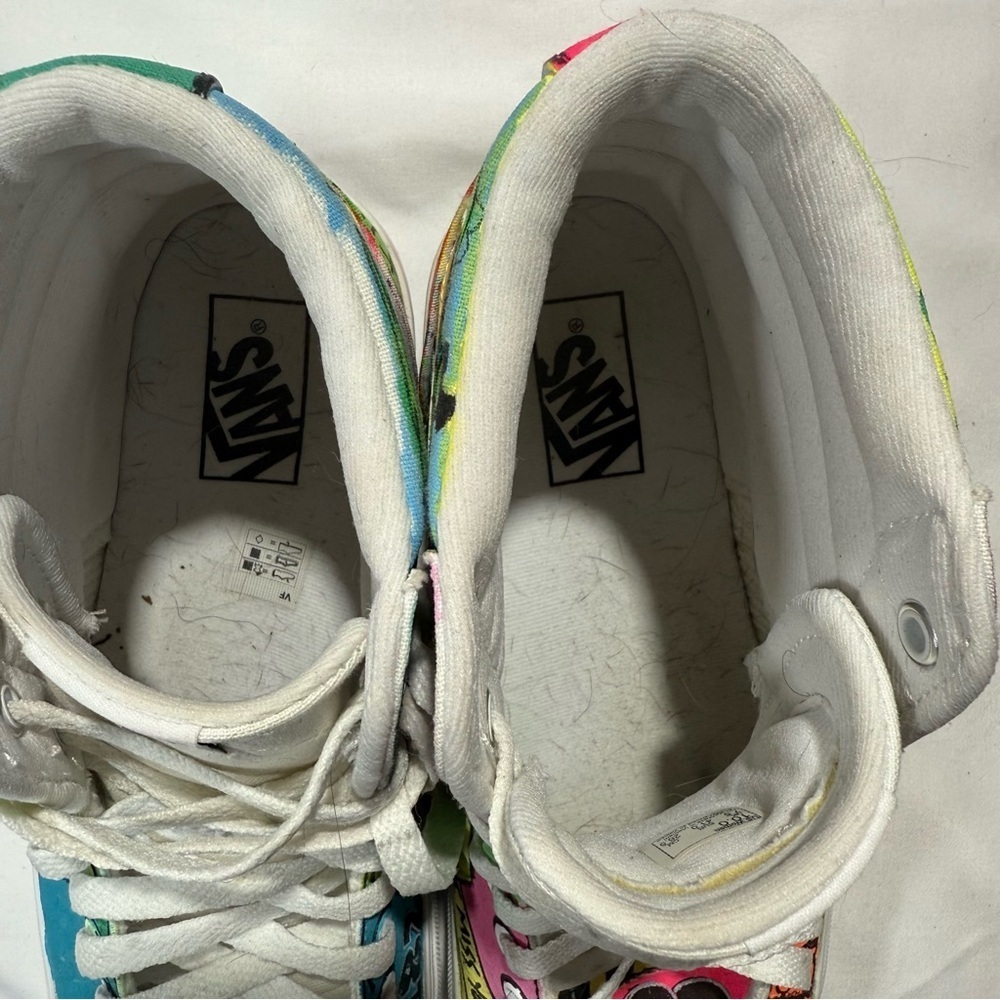 Vans Hand Painted Blink-182 Colorful Graphic Women's Sneakers - Picture 13 of 15
